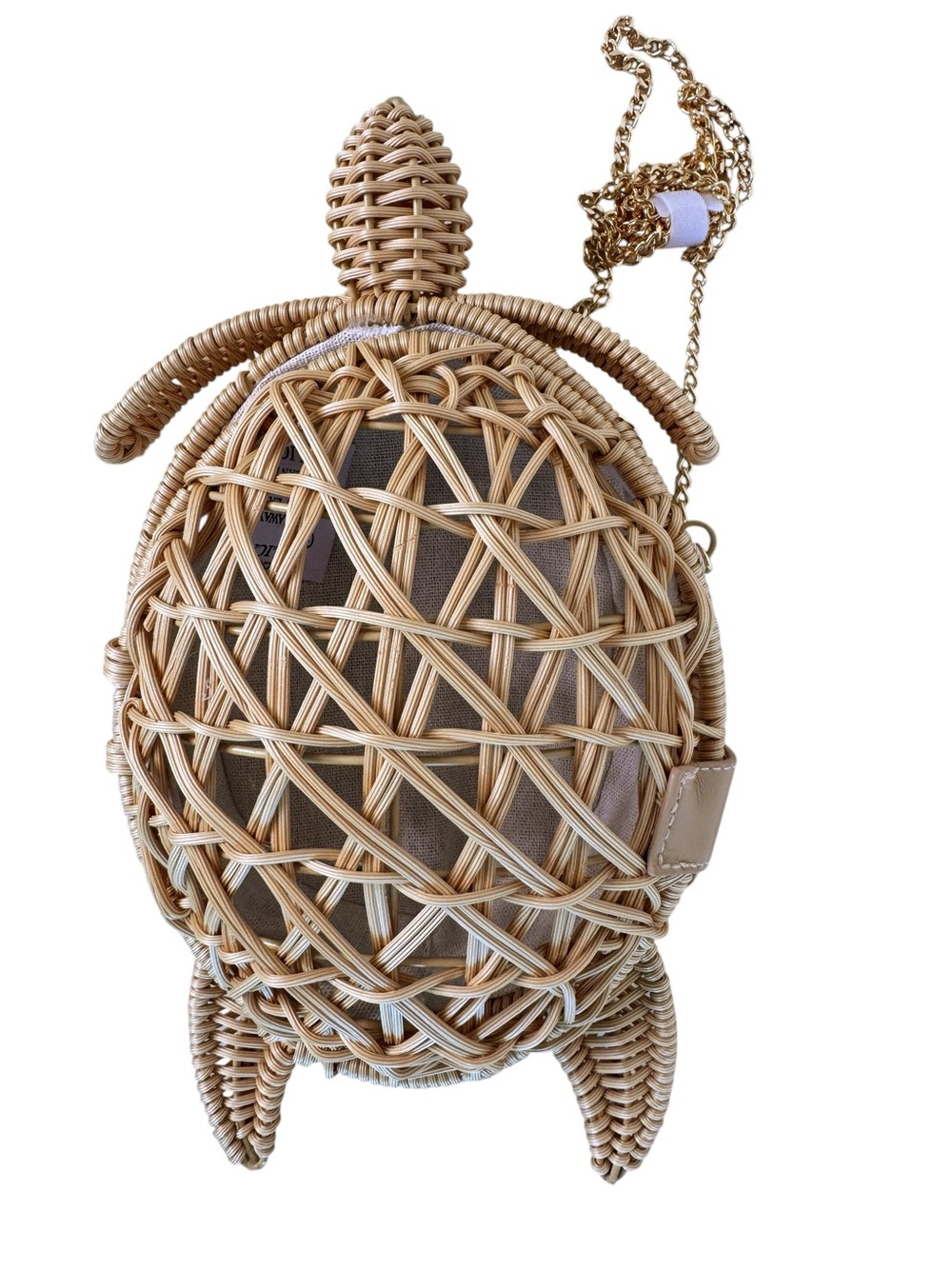 TOMMY BAHAMA NWT Wicker Woven Turtle Bag One Size in Natural - Picture 3 of 14